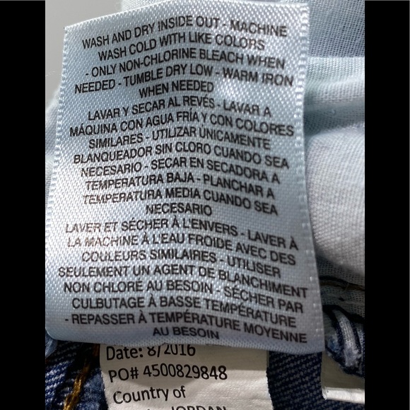 LAST CHANCE Jessica Simpson Rolled Cuff Washed Denim Skinny Jeans, 14/32 - Picture 8 of 11